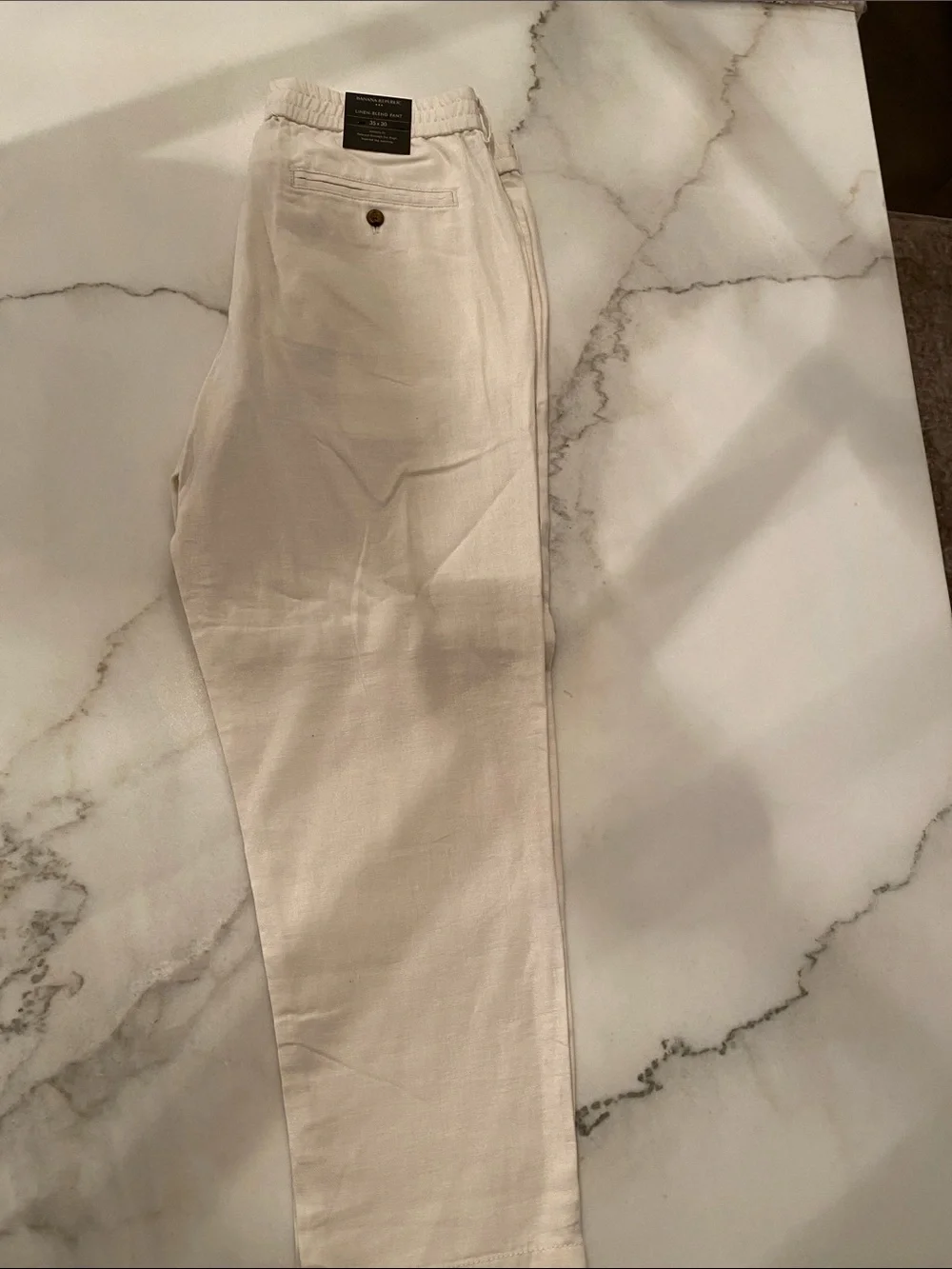 Banana Republic Cream/Tan Men’s Pants